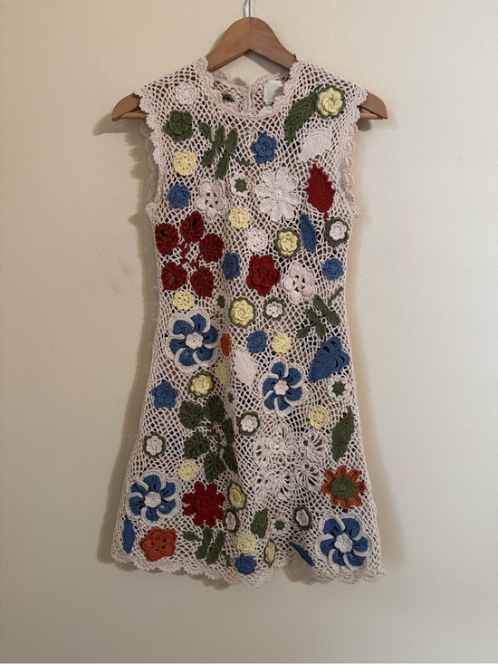 Doen Dresses & Skirts - Doen Annalisa Dress Heirloom Cream Multi Small